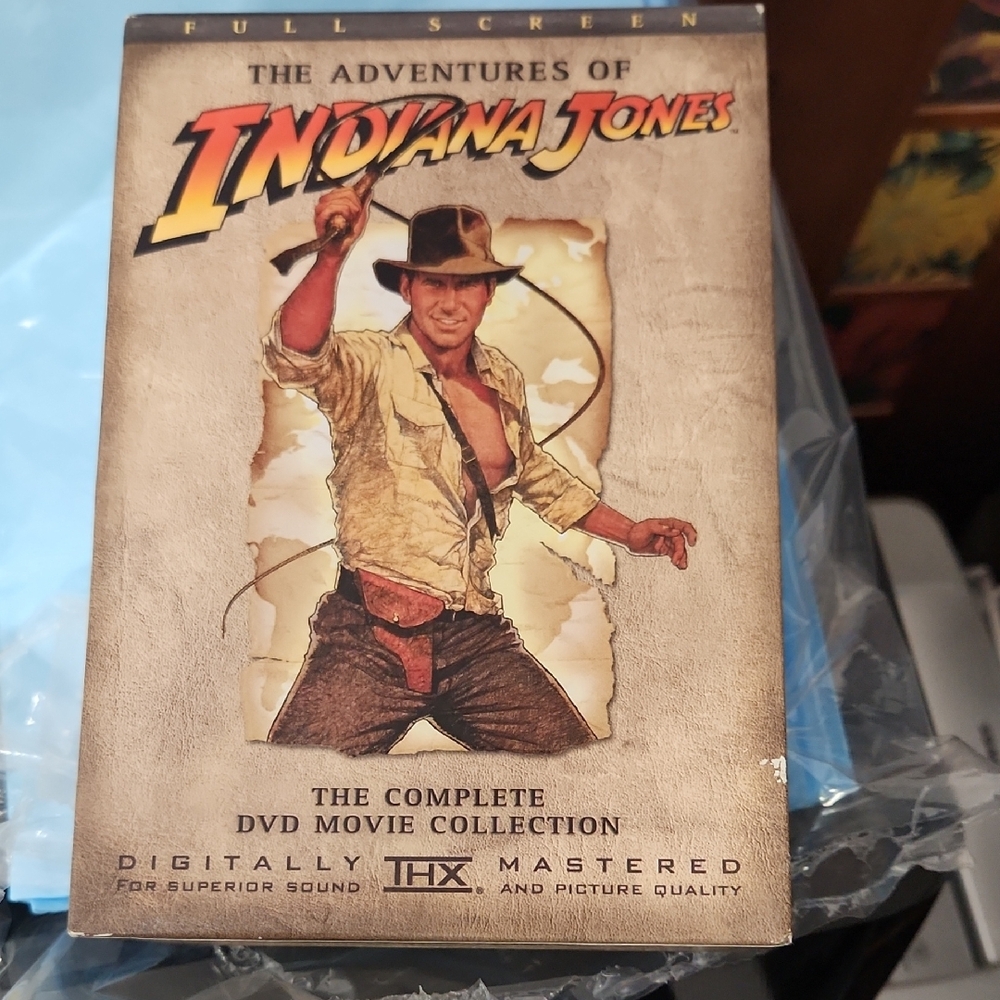 Indiana Jones DVD Movie Collection - Brown